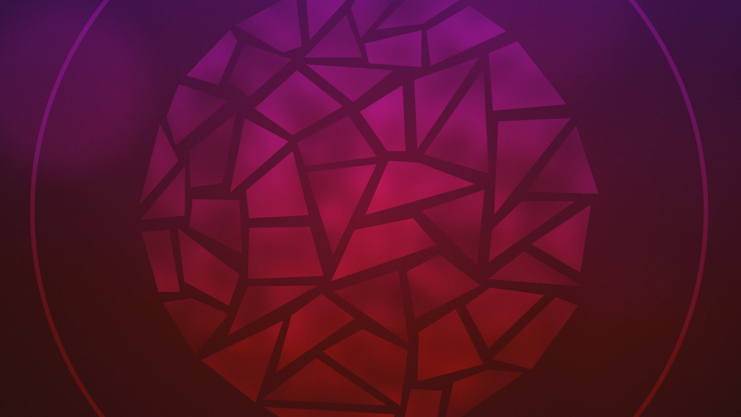 Circle Glass Maroon