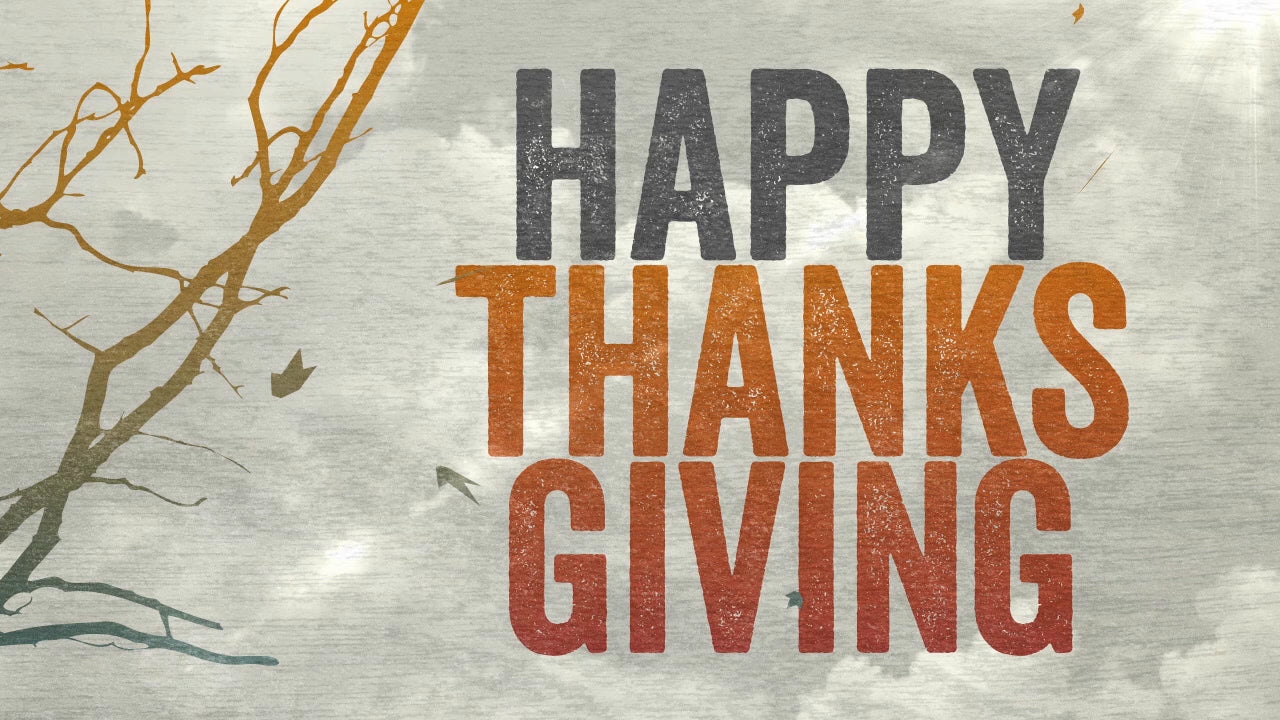 Thanksgiving Clouds Title Still