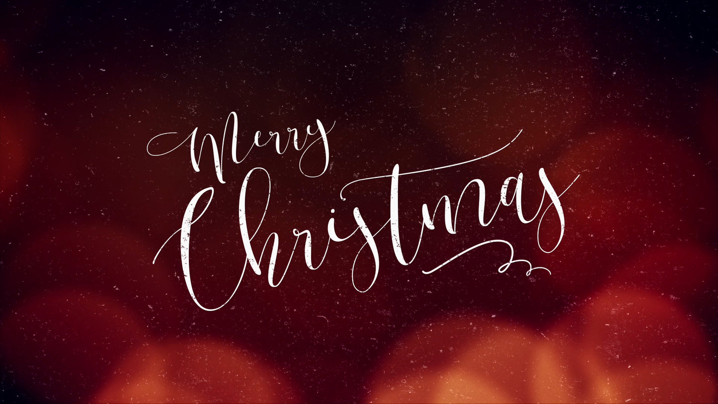 Warm Christmas Glow Merry Christmas 01 Still