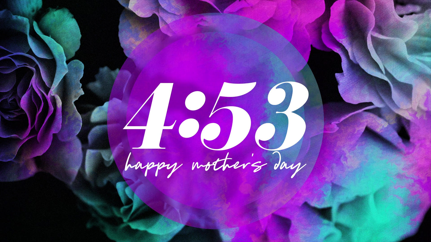 Floral Paint Mothers Day Countdown