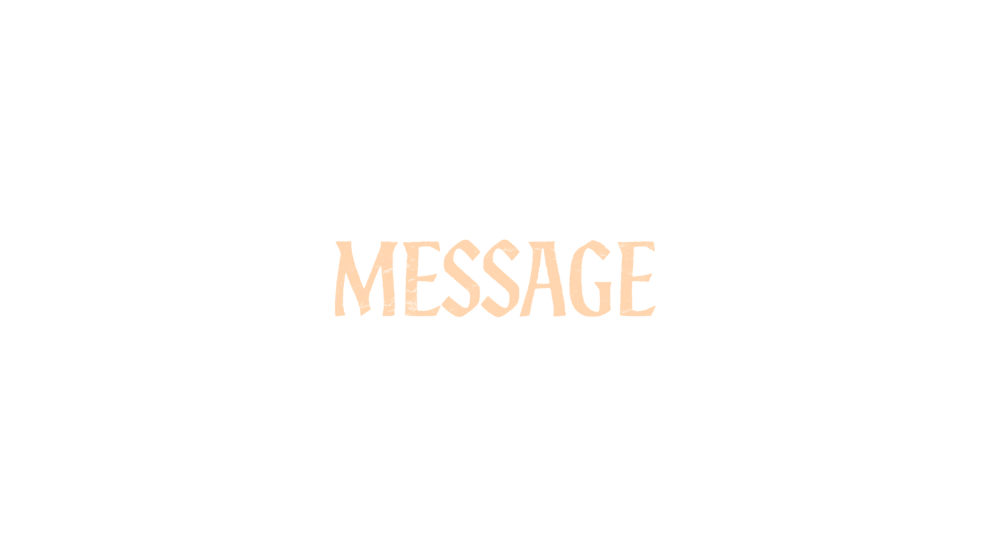 Holy Week Message
