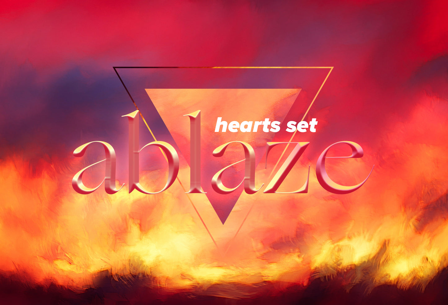 Pentecost Blaze 8x5 Postcard
