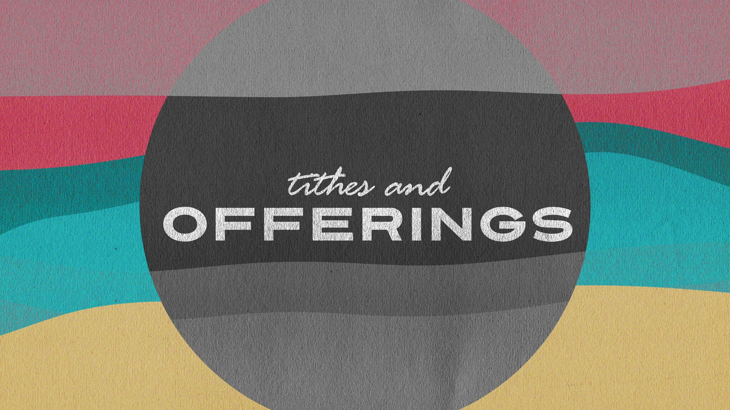 Autumn Paper Waves Tithes And Offerings