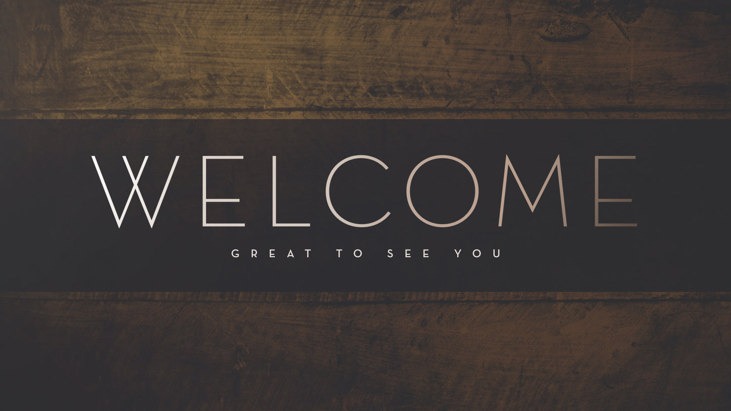 Communion Sunday Welcome