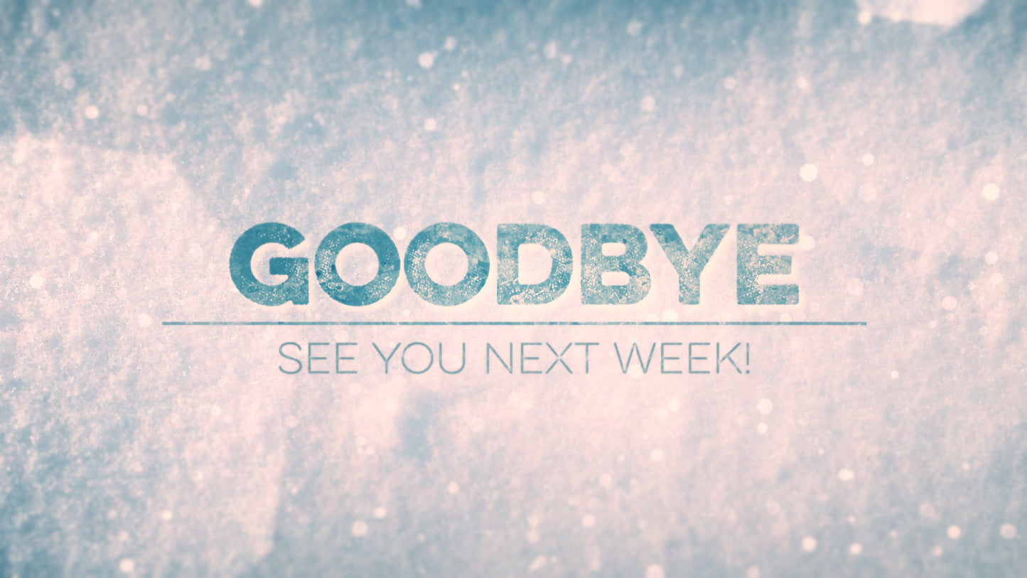Icy Winter Closing Still