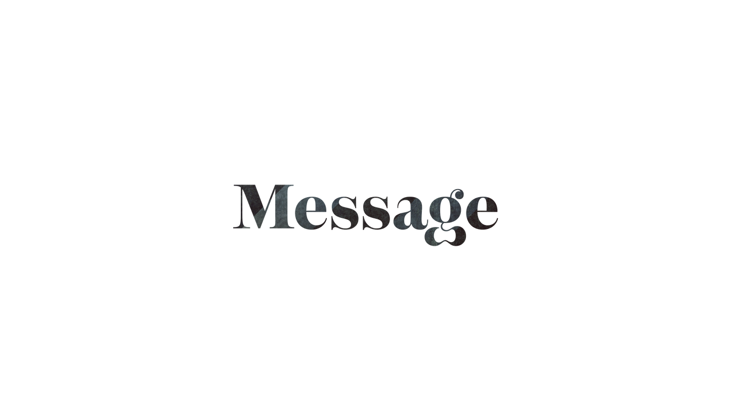 Muted Stripes Message