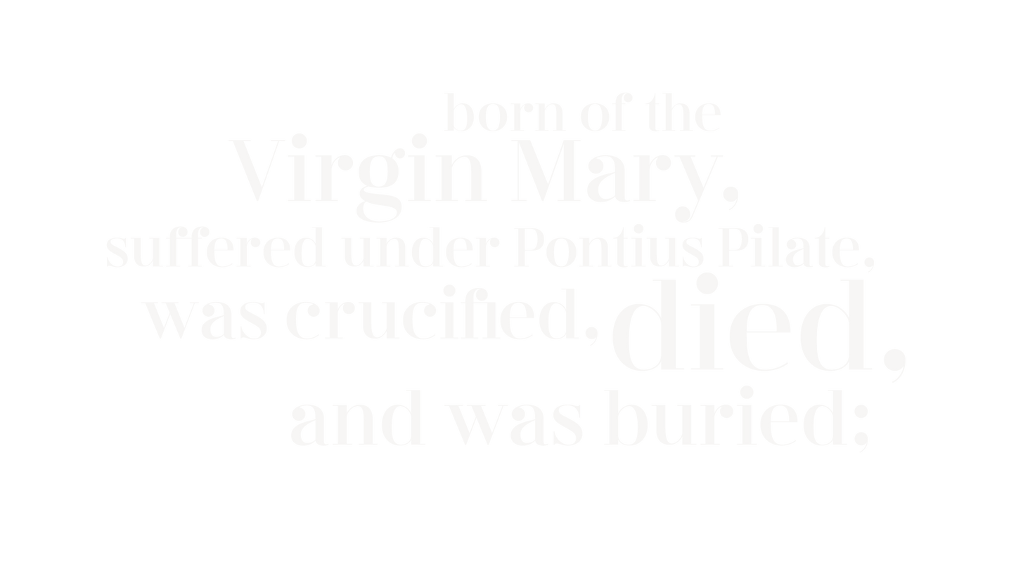 Apostles Creed 3