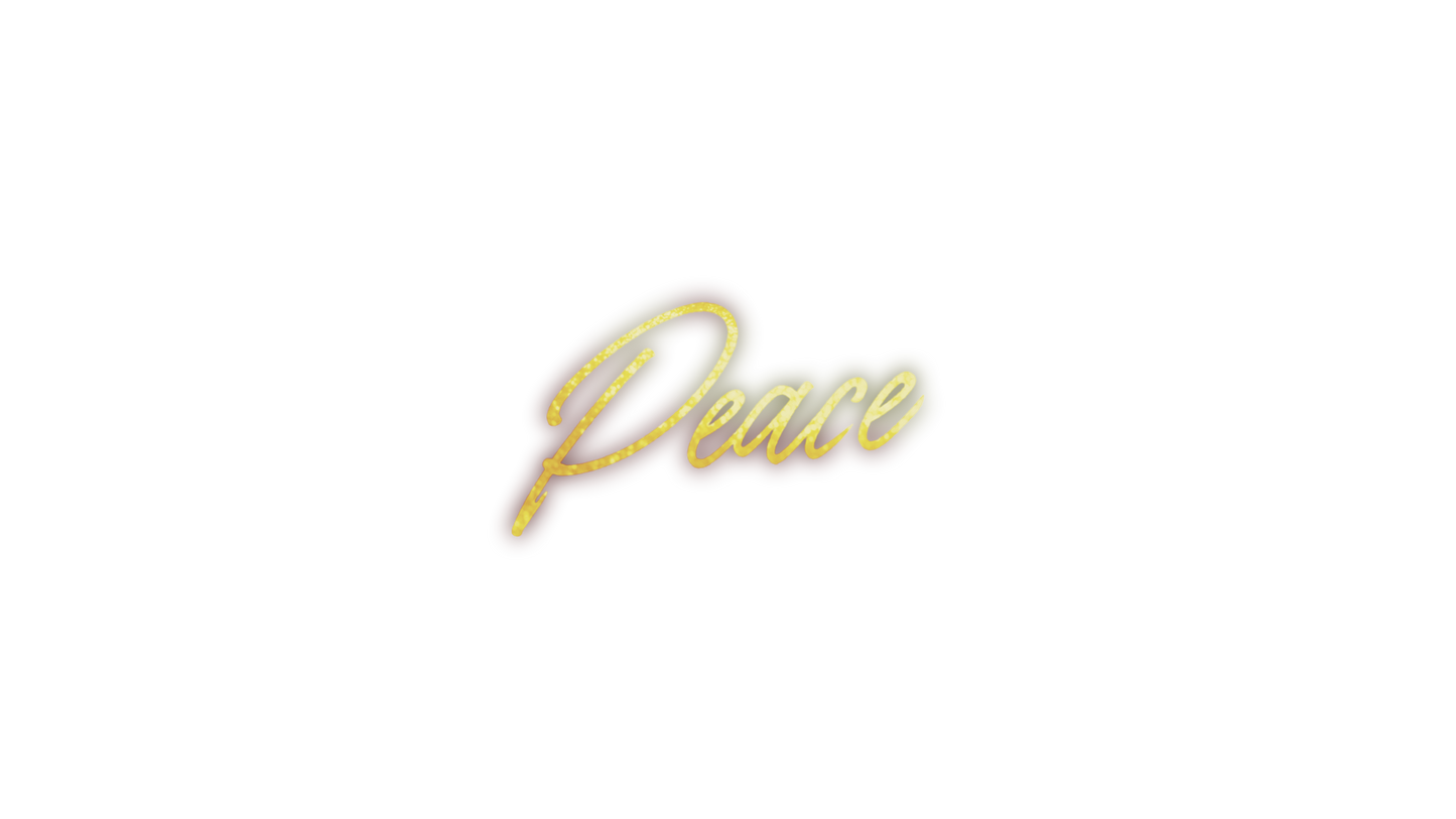 Glitter Echoes Peace