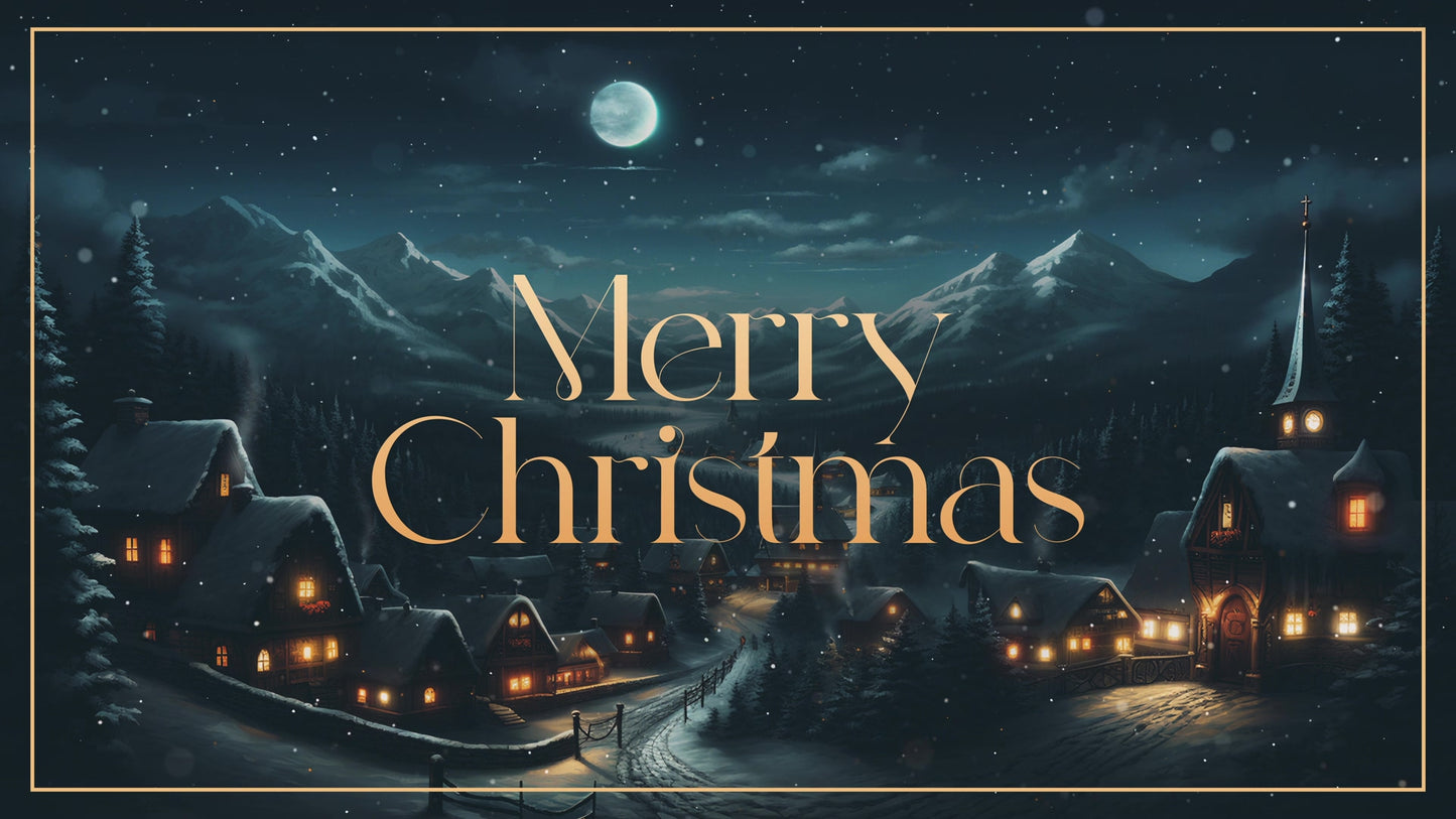 Christmas Villages Merry Christmas