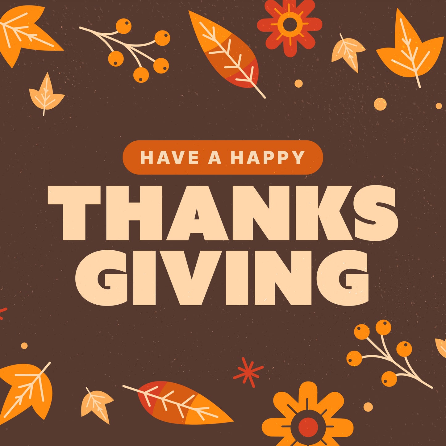 Happy Thanksgiving Leaves