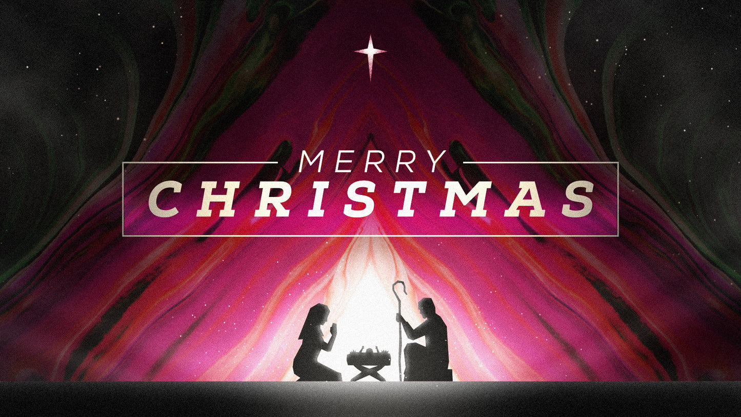 Painted Christmas Merry Christmas Still