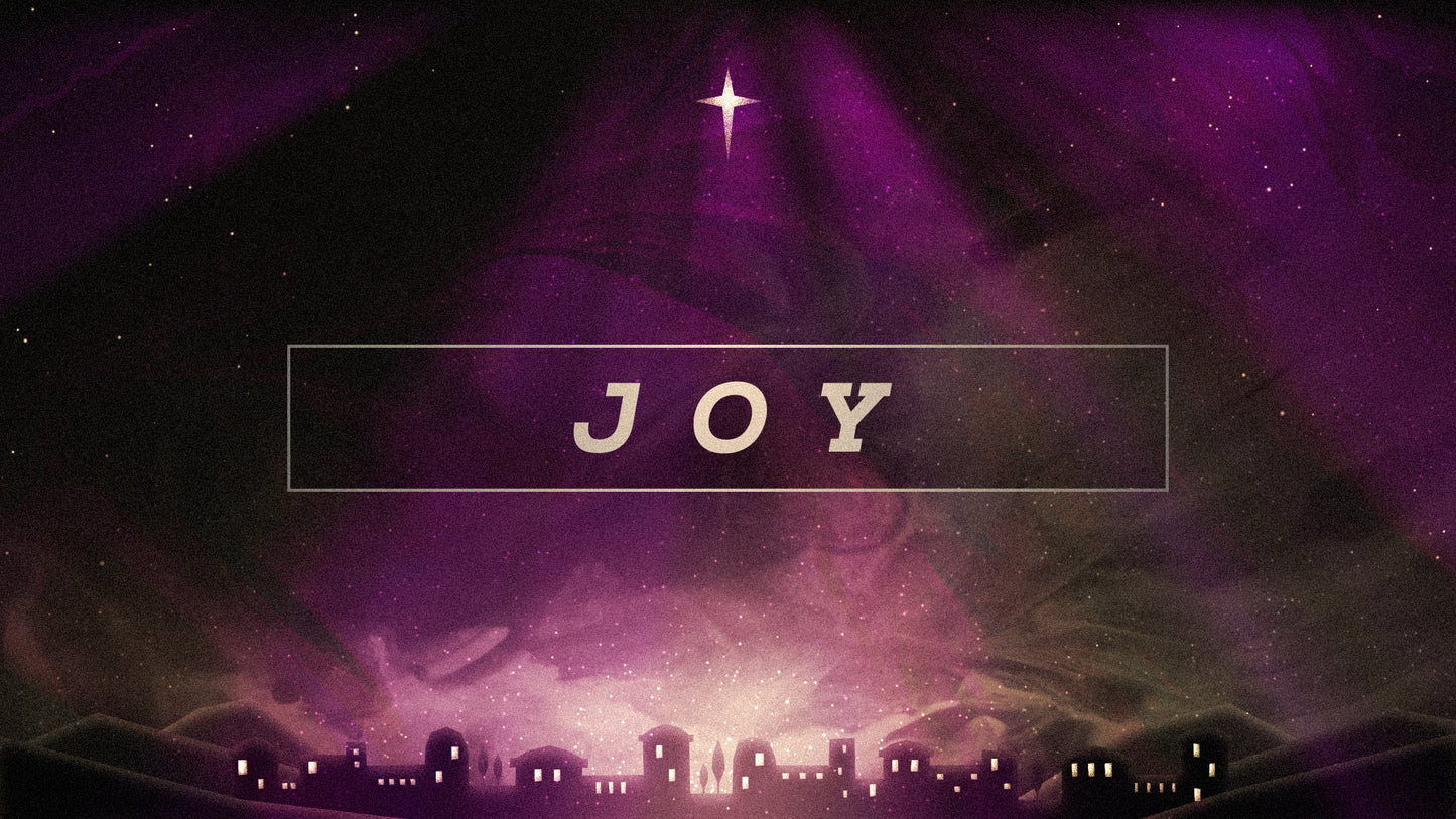 Painted Christmas Advent Joy Still