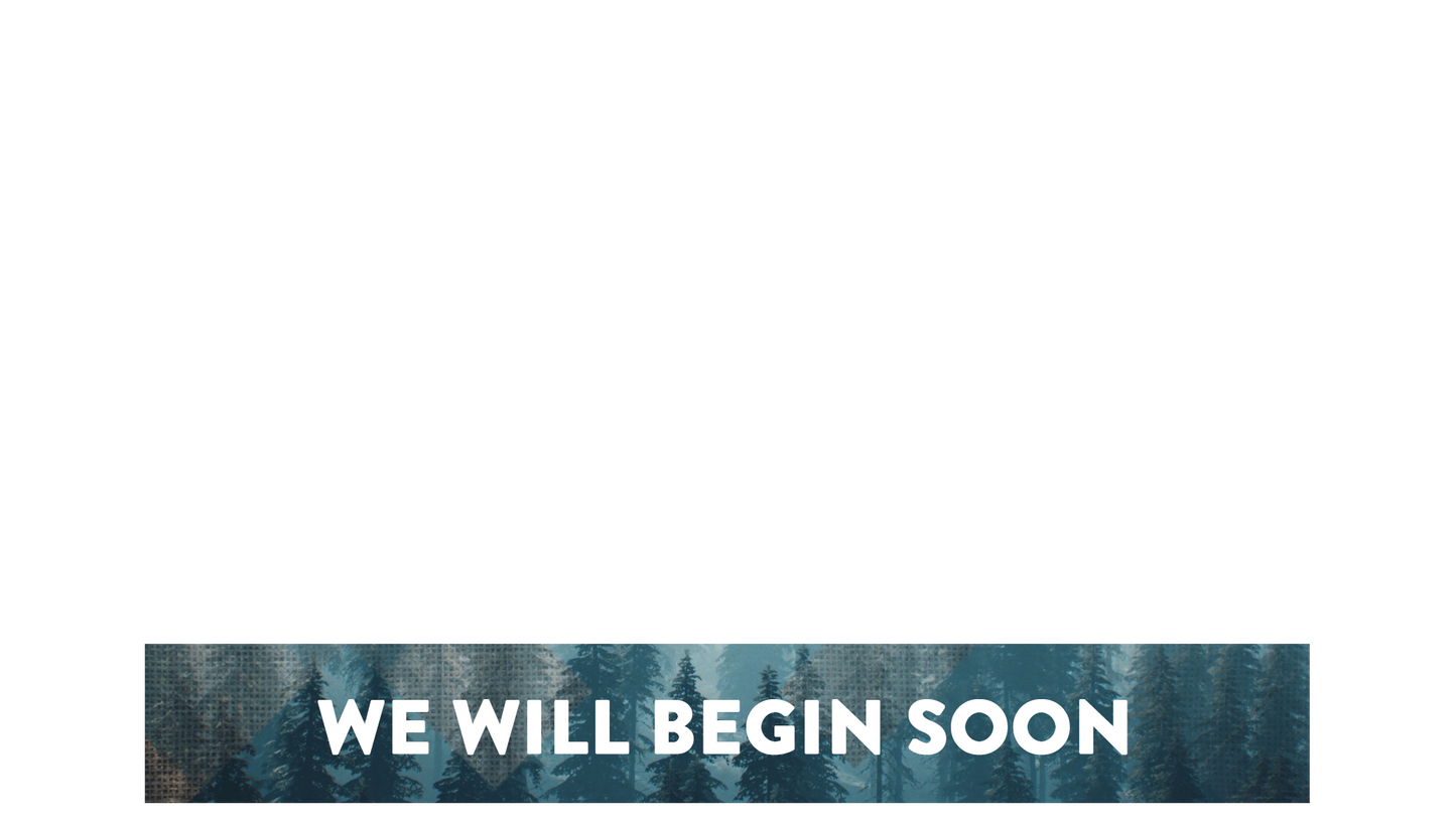 Rustic Christmas Lower Third We Will Begin Soon