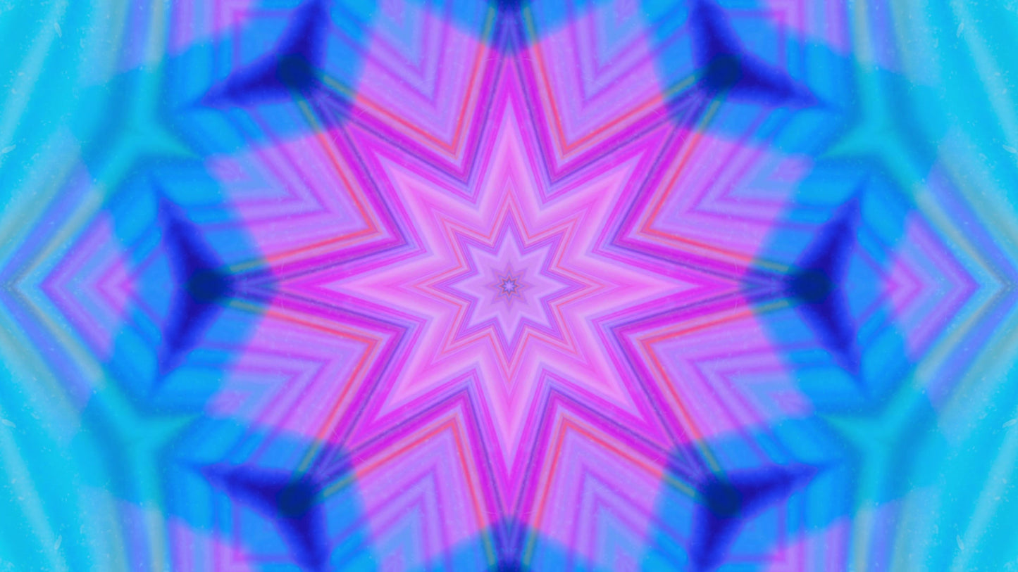 Chromatic Light Blue Burst Alt