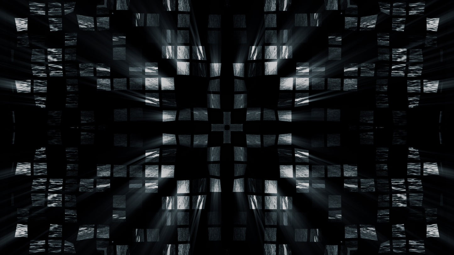 Cross Glass Cobalt