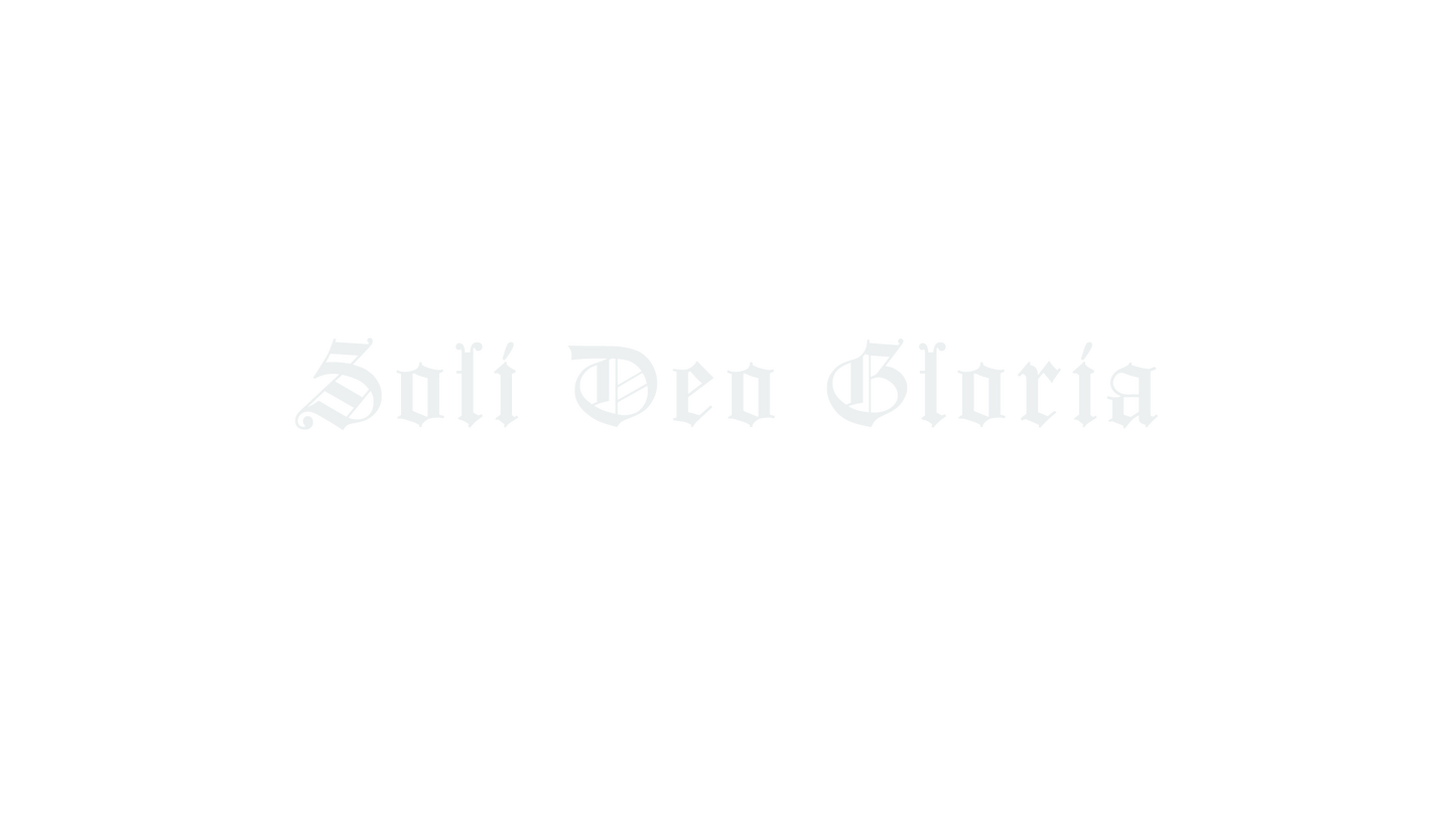 Reformation Soli Deo Gloria