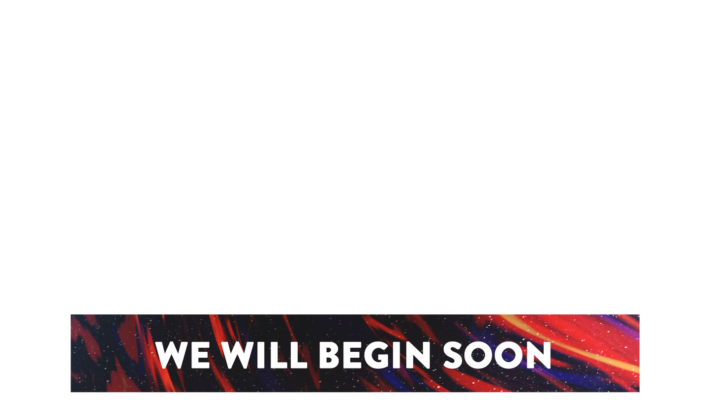 Colorful Cosmos Lower Third We Will Begin Soon