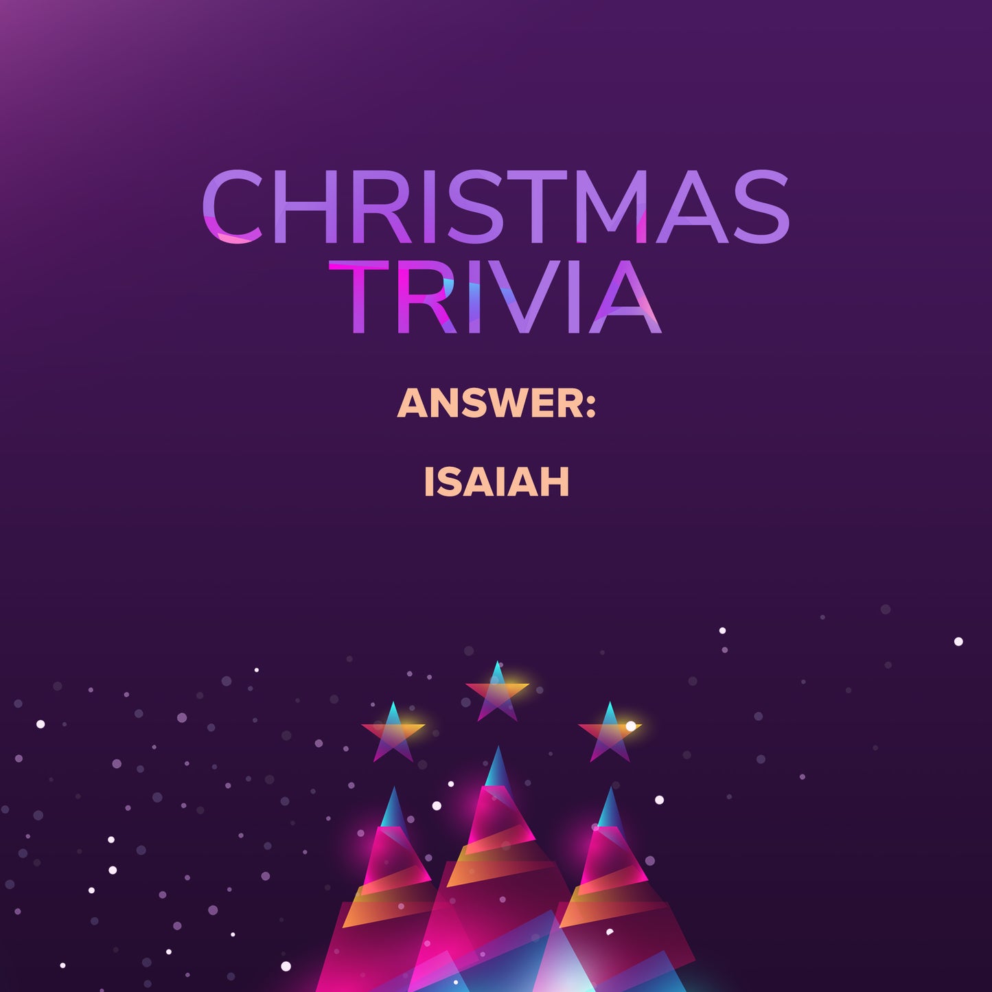 Christmas Trivia 6