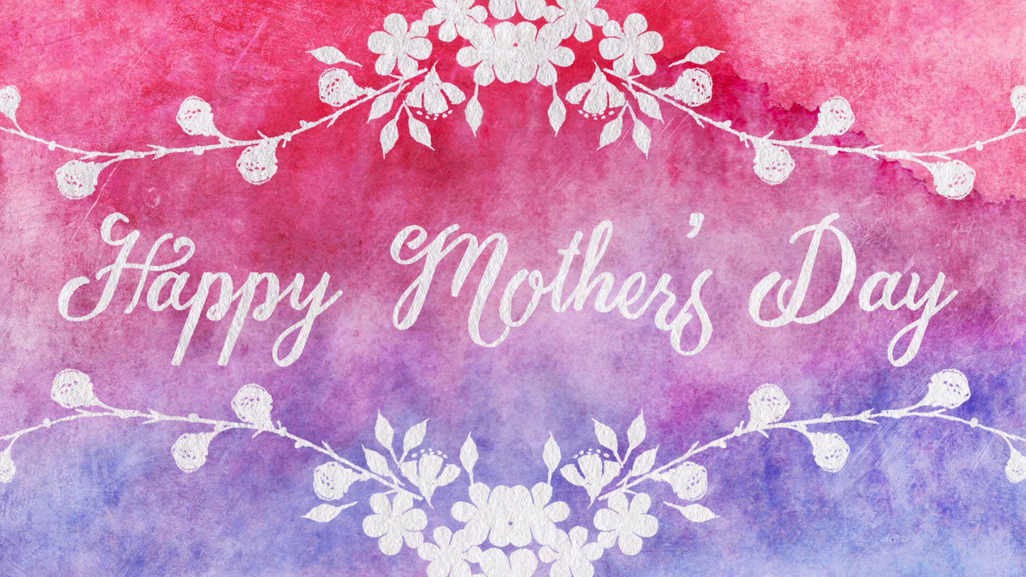 Watercolor Card Happy Mother's Day Still