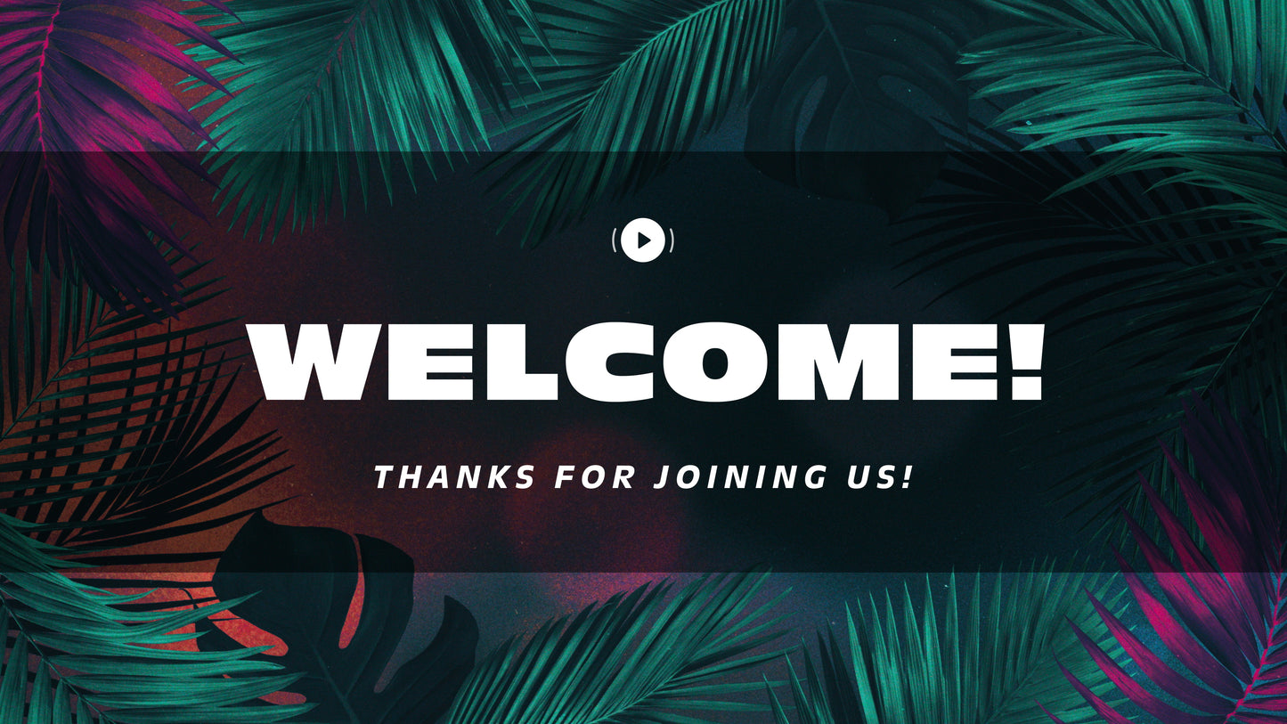 Vibrant Palms Motion Titles