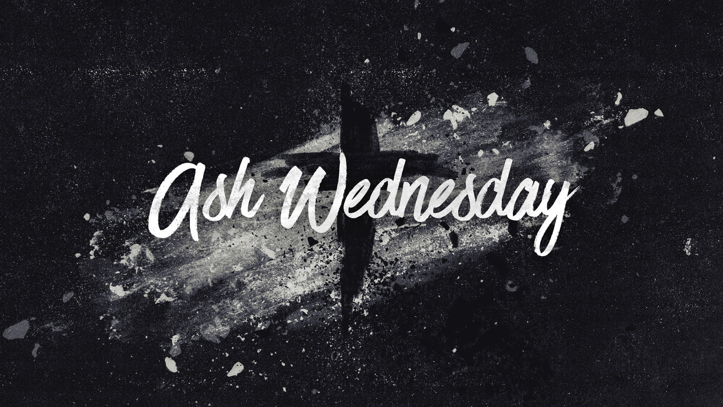 Painted Ash Wednesday White