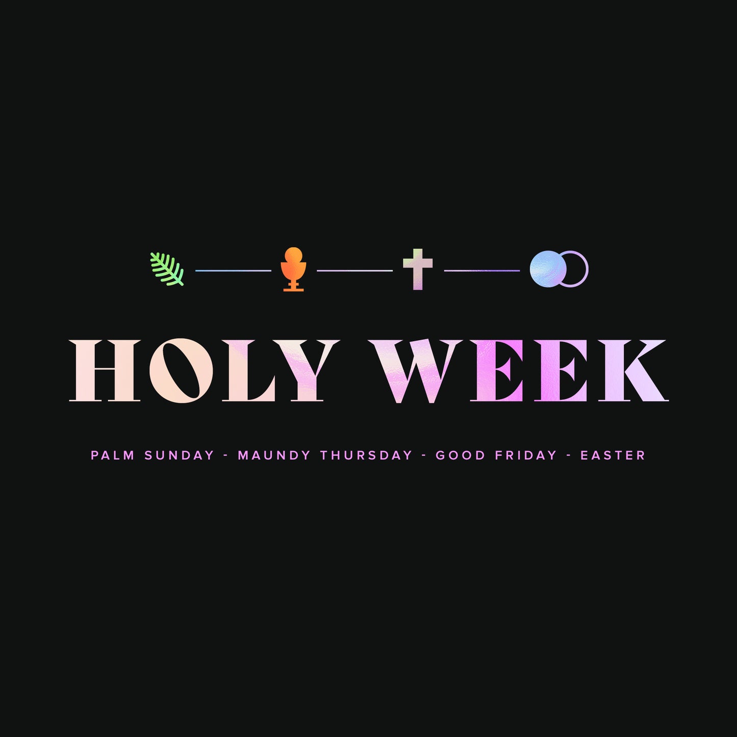 Holy Week Icons