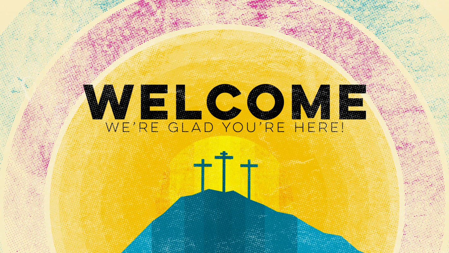 Textured Easter Welcome Still