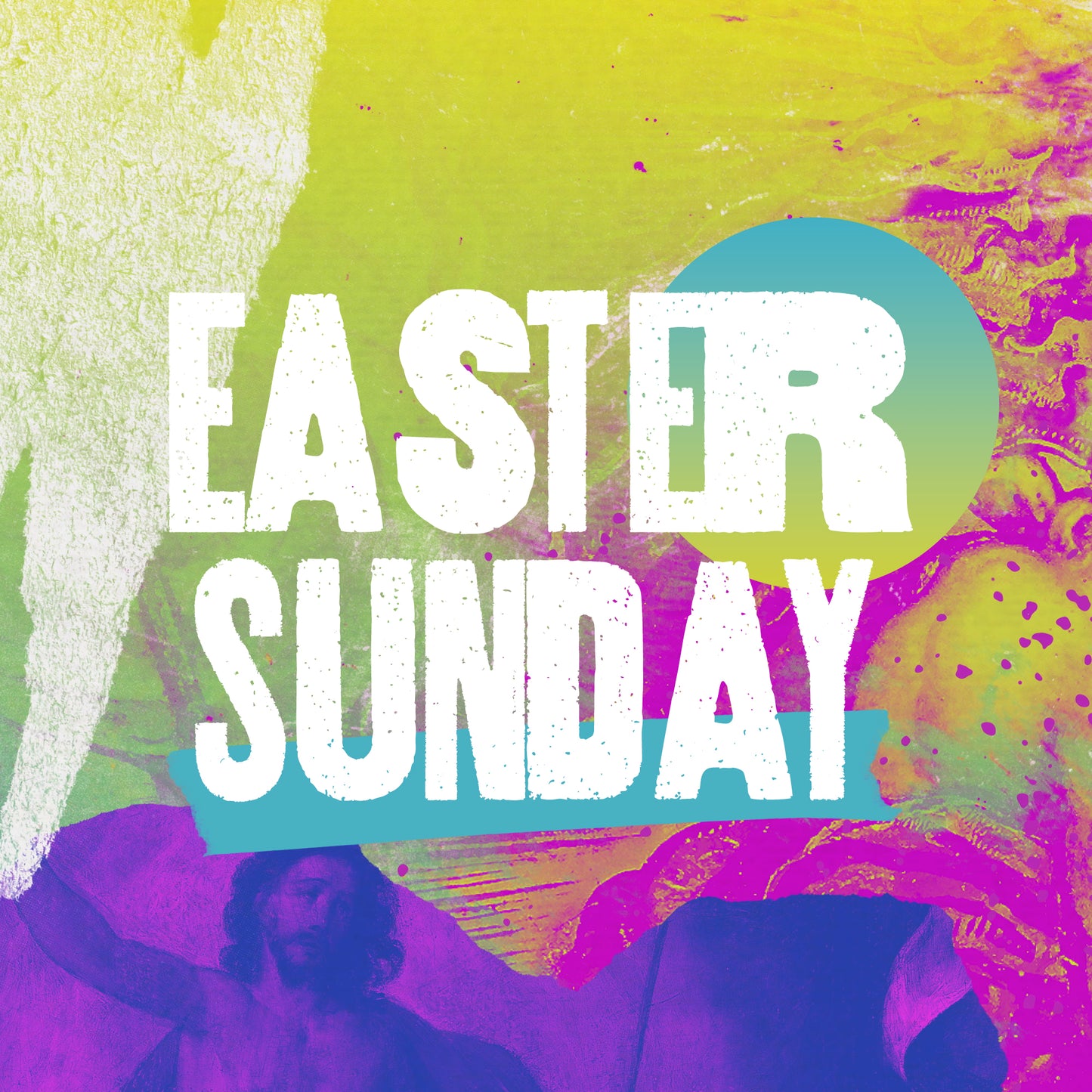 Easter Sunday Paint Square
