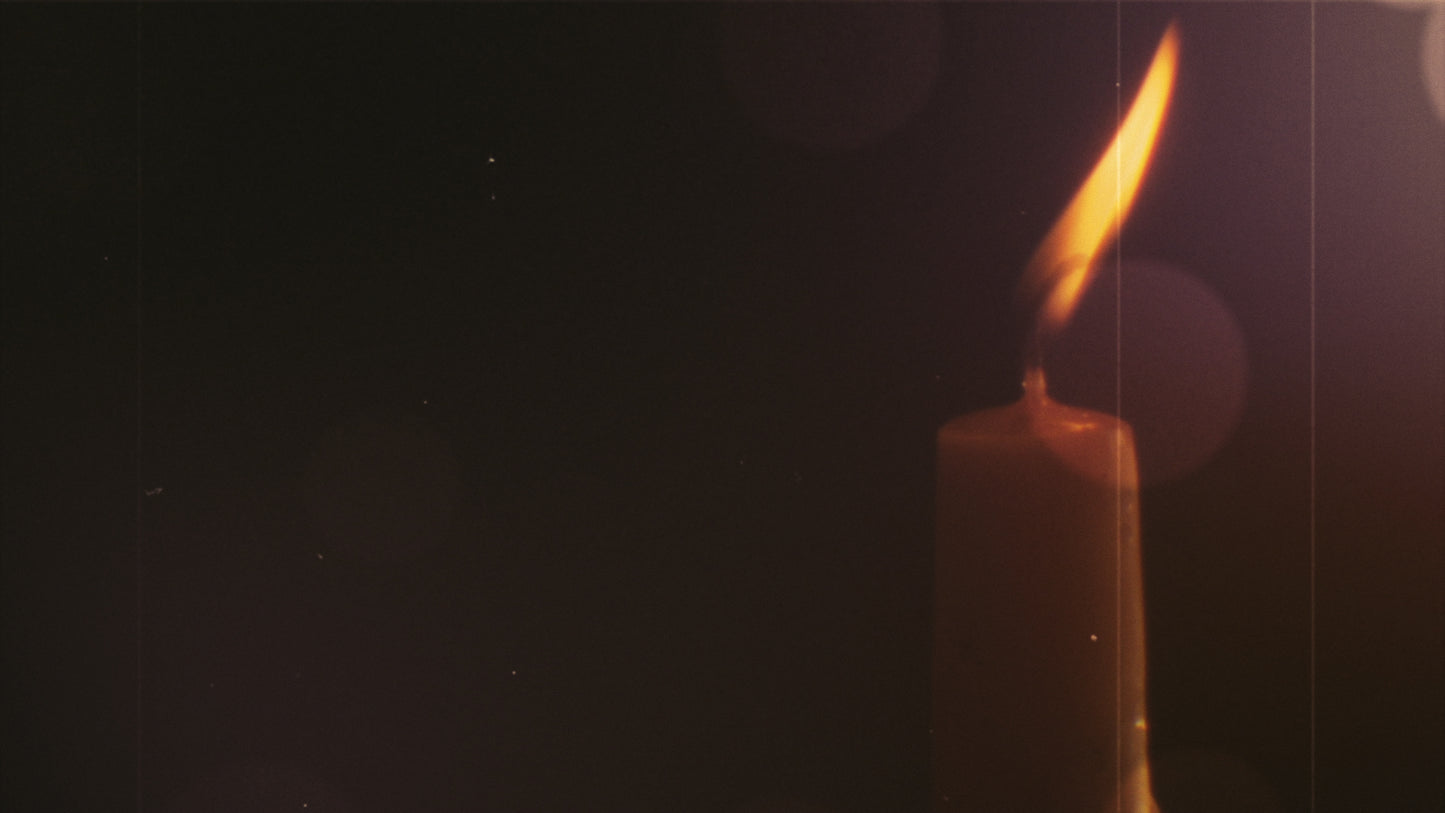 Friday Words Candle