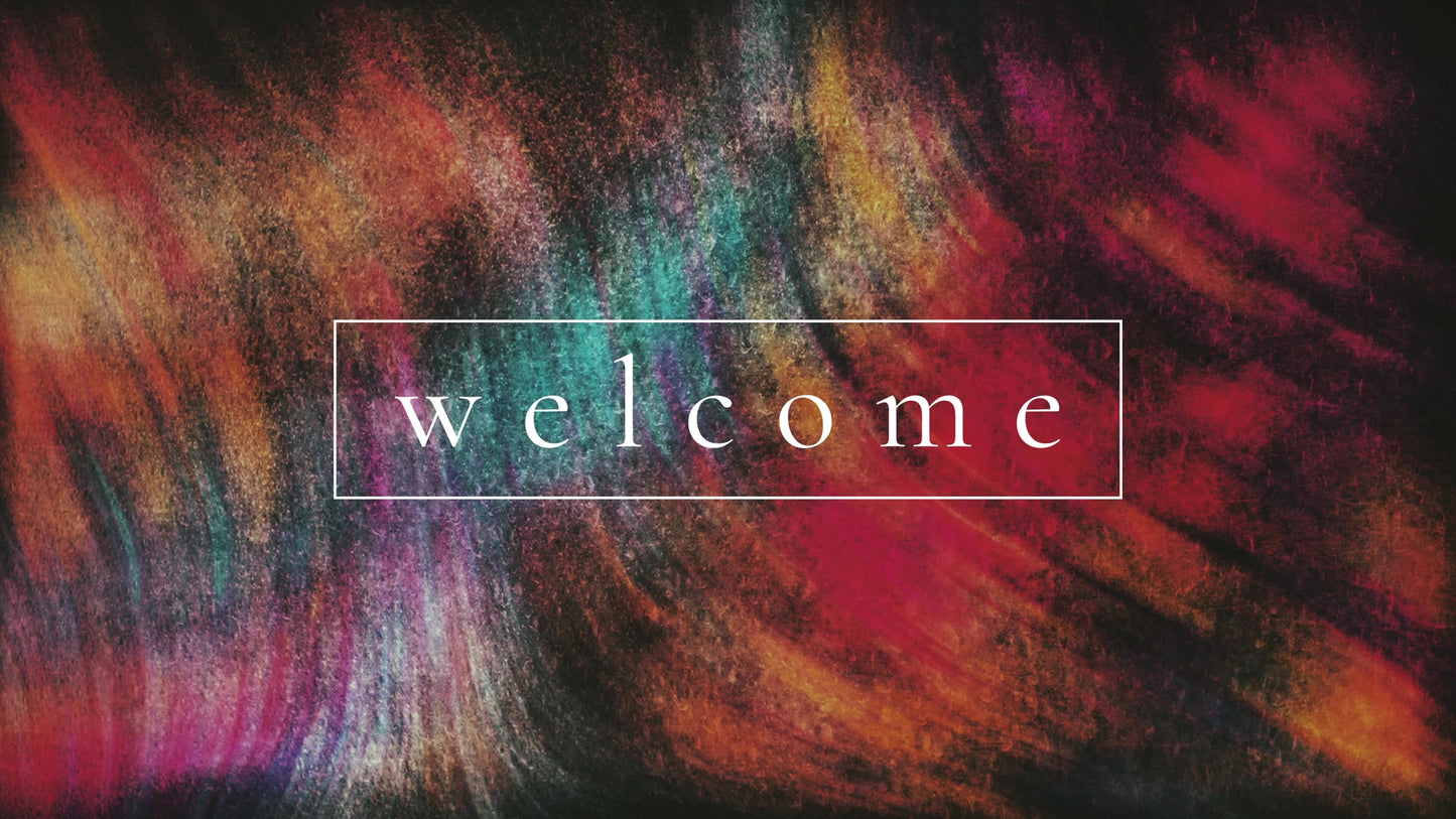 Subtle Color Welcome