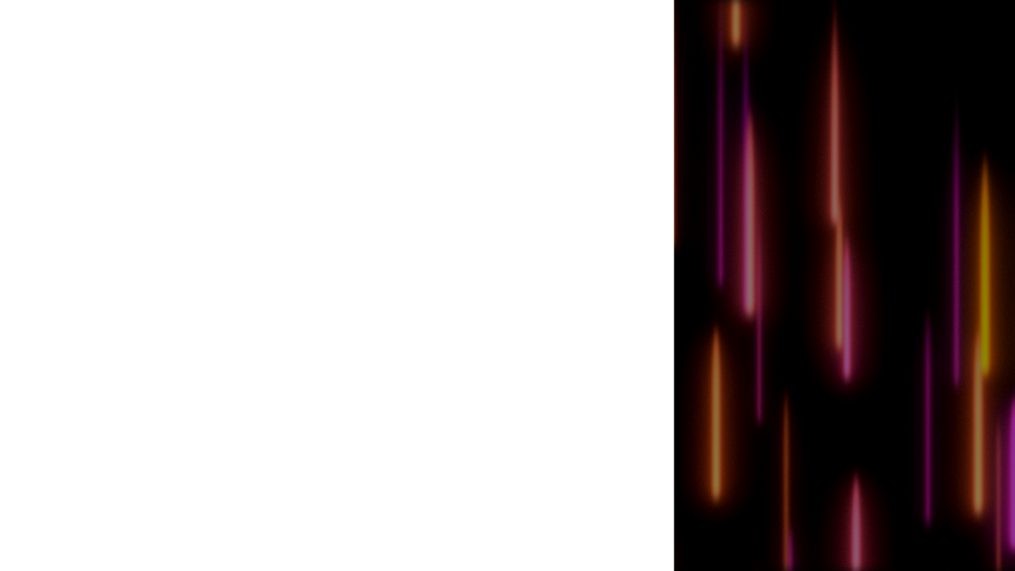 Neon Rain Lower Third Right Blank