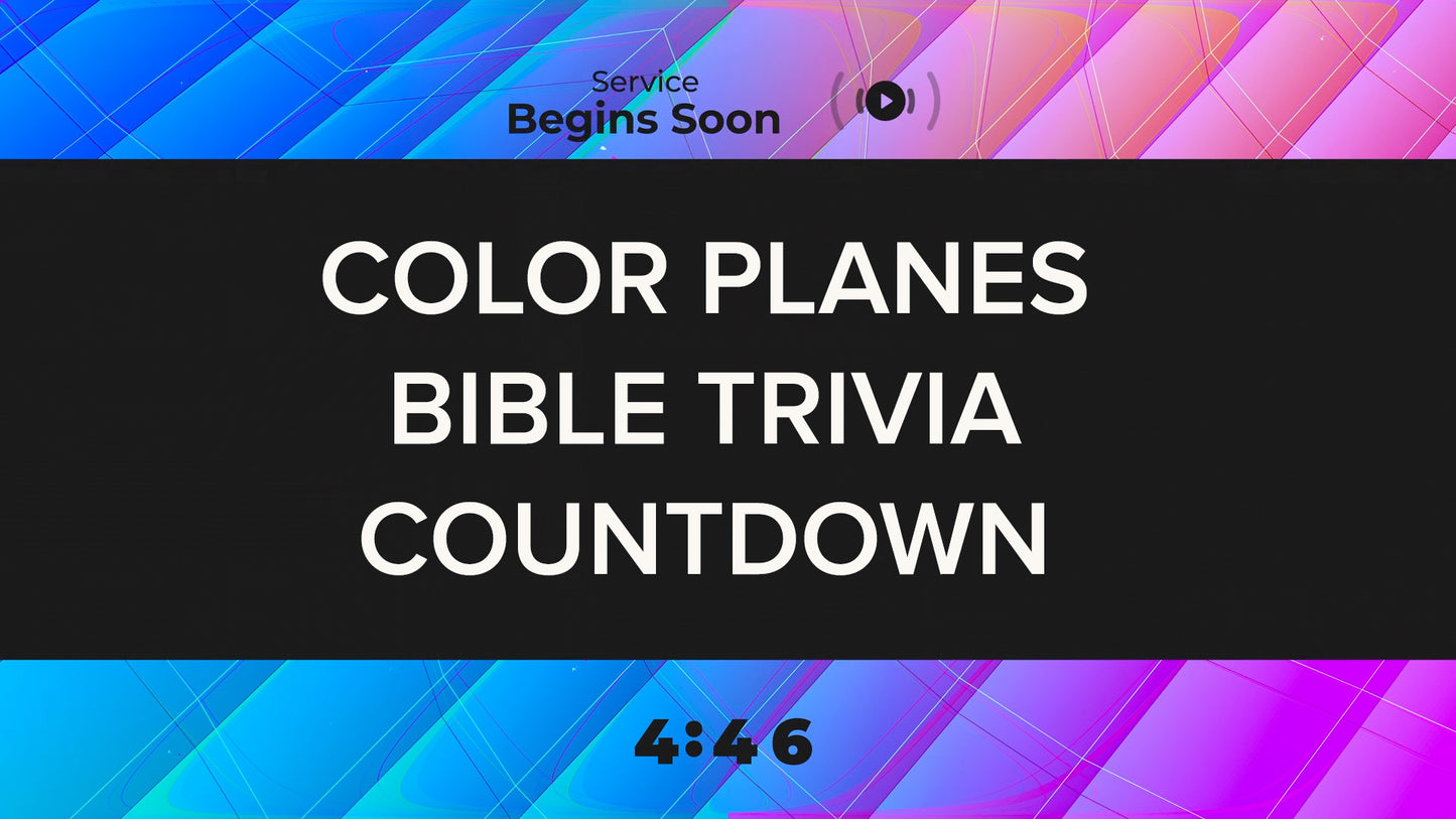 Color Planes Trivia Countdown