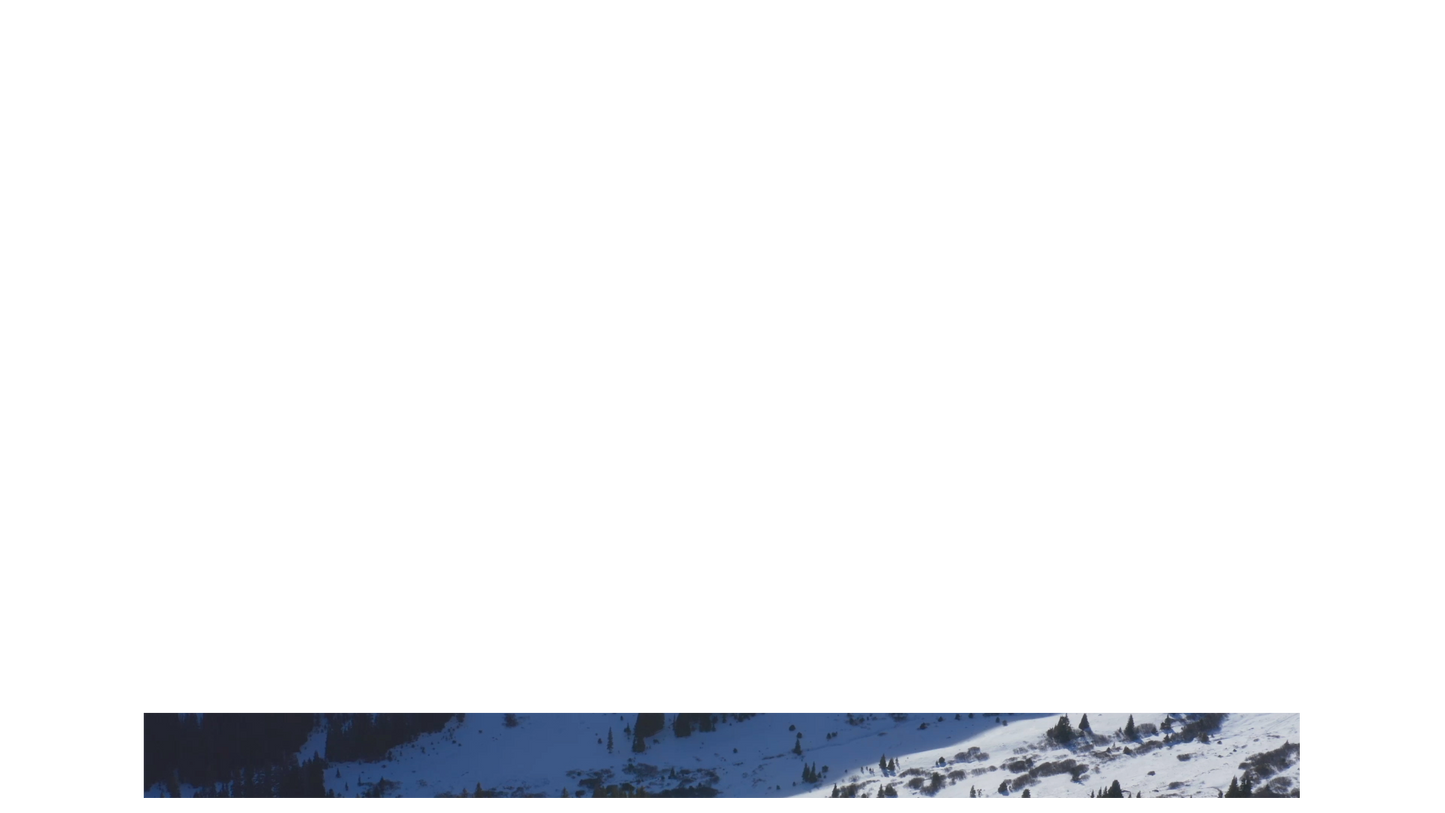 Mountain Snow Lower Third Blank 01