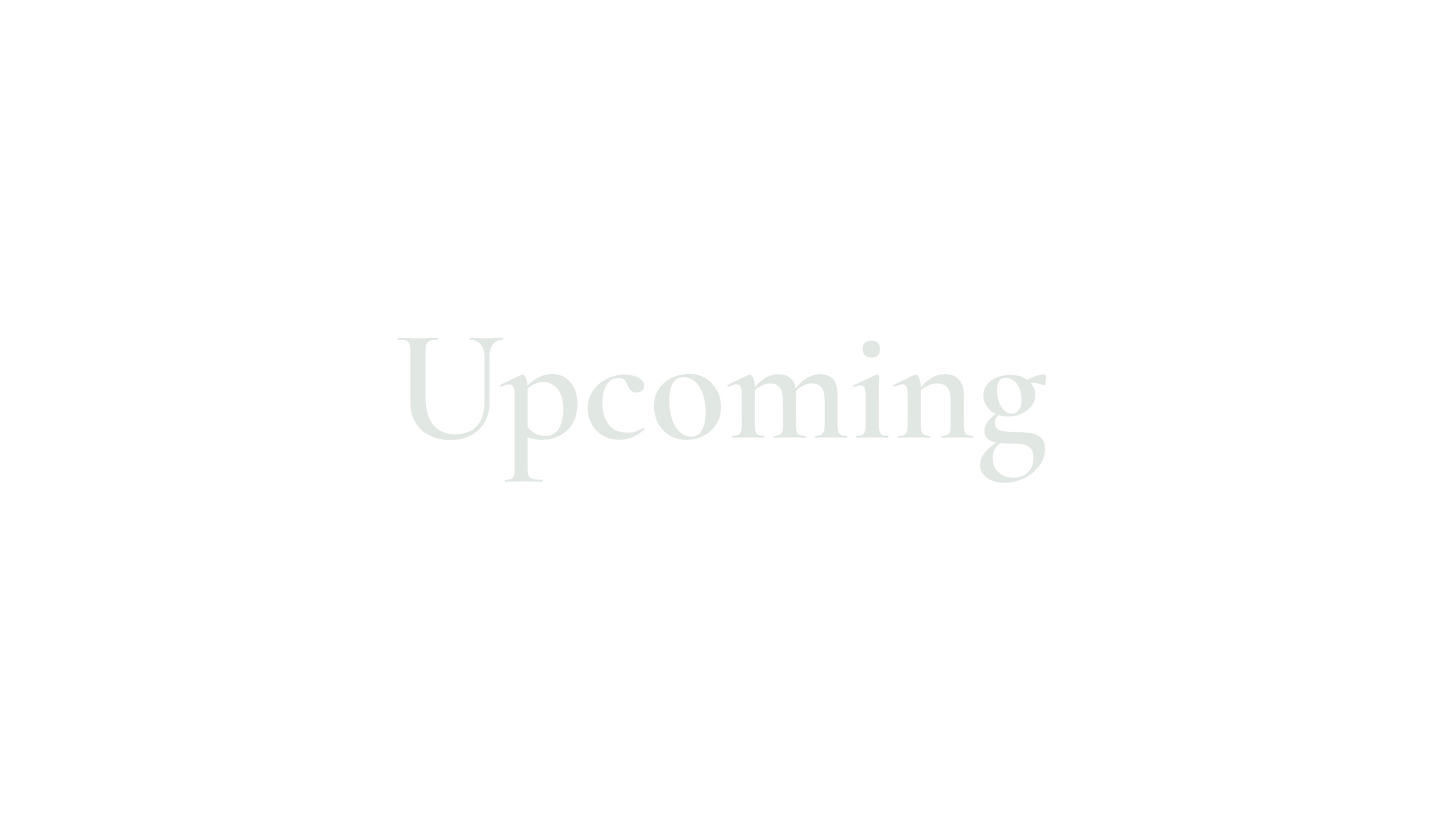 Misty Mountain Upcoming