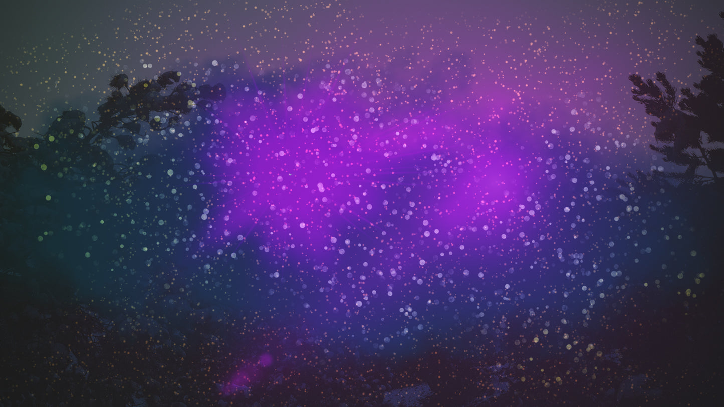 Snowy Night Purple
