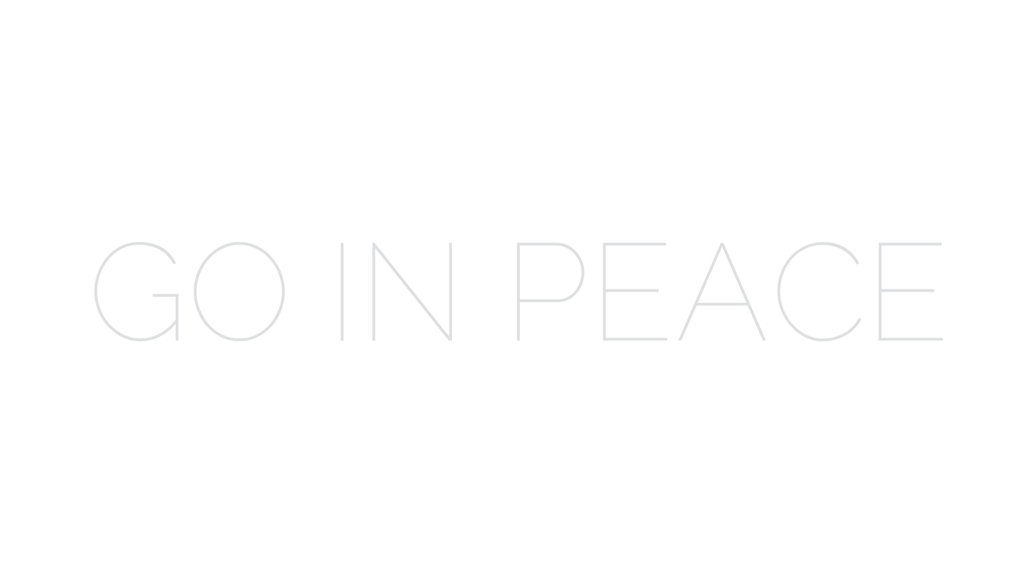 Go In Peace