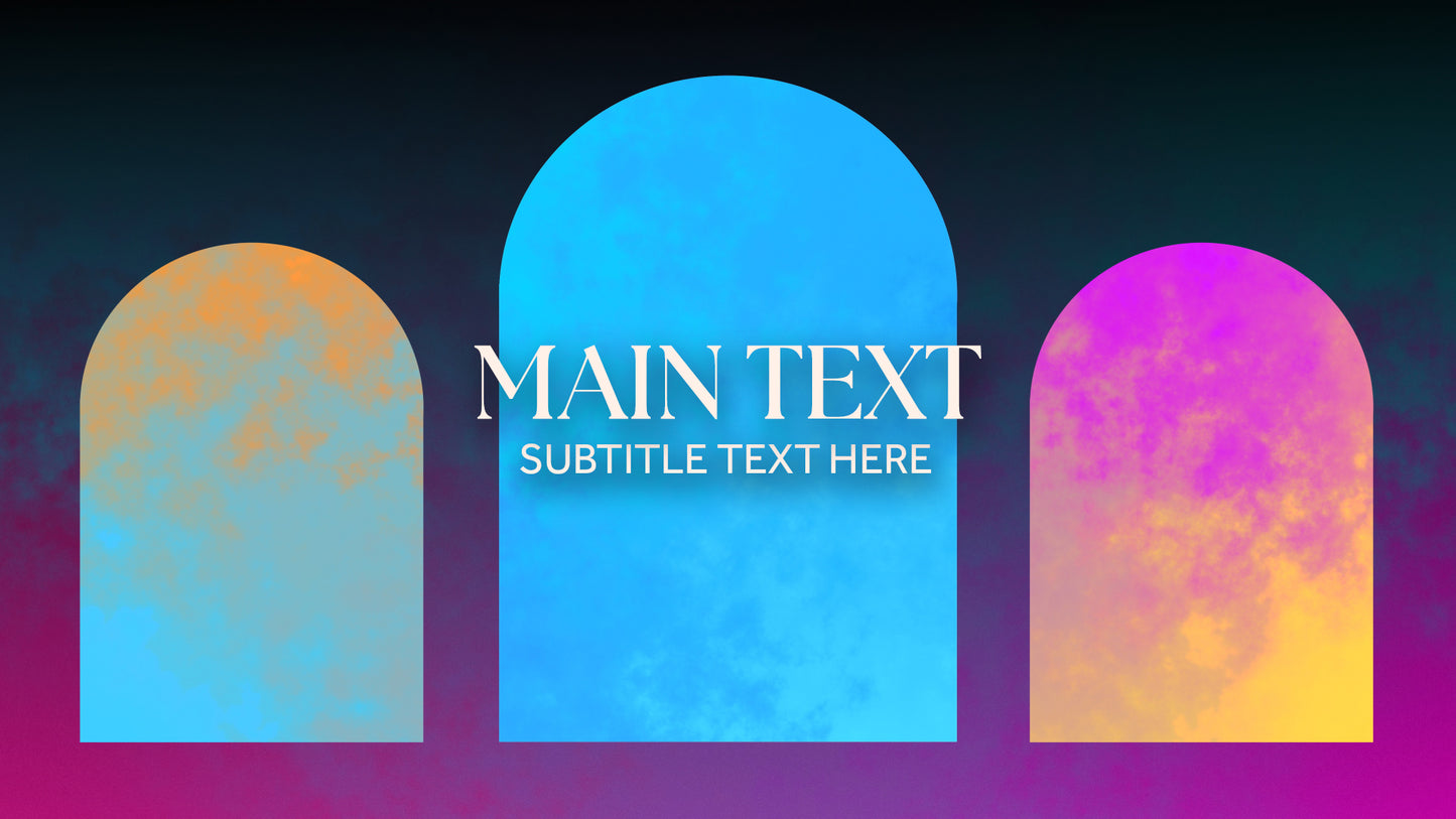 Gradient Title Sermon Slide Sermon