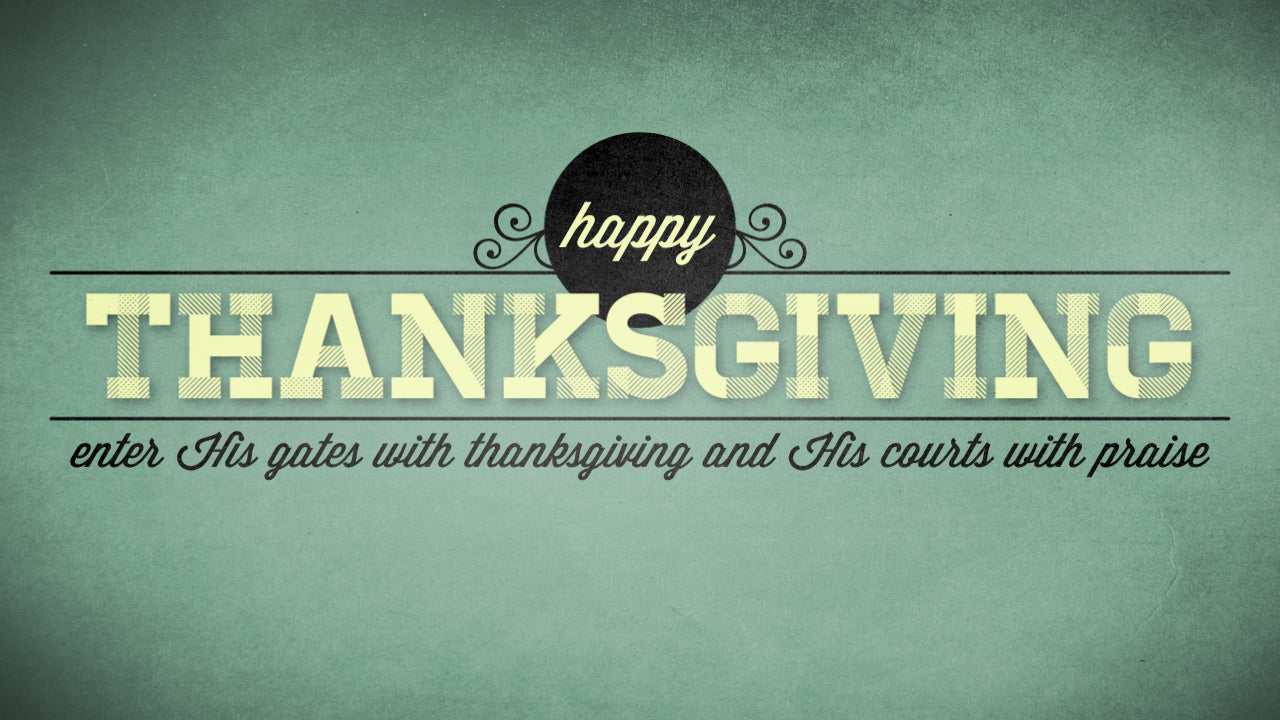 Happy Thanksgiving Vintage Still