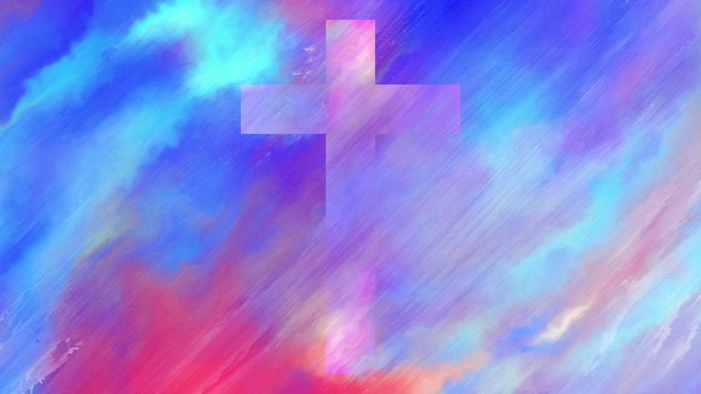 Easter Paint Cross 03