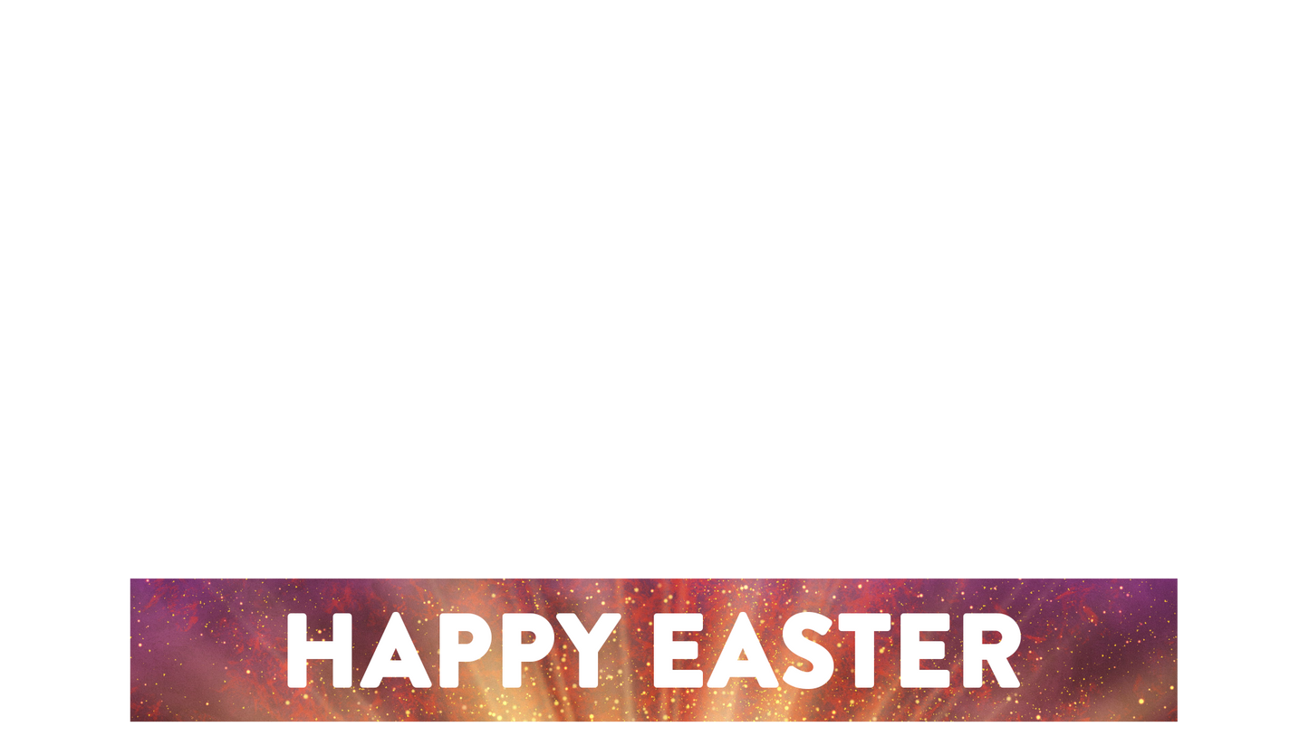 Easter Risen Again Lower Third Happy Easter