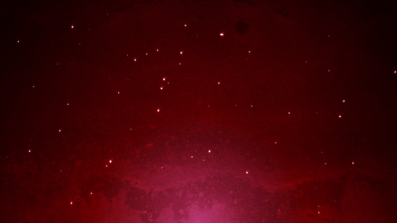 Red Glitter Still