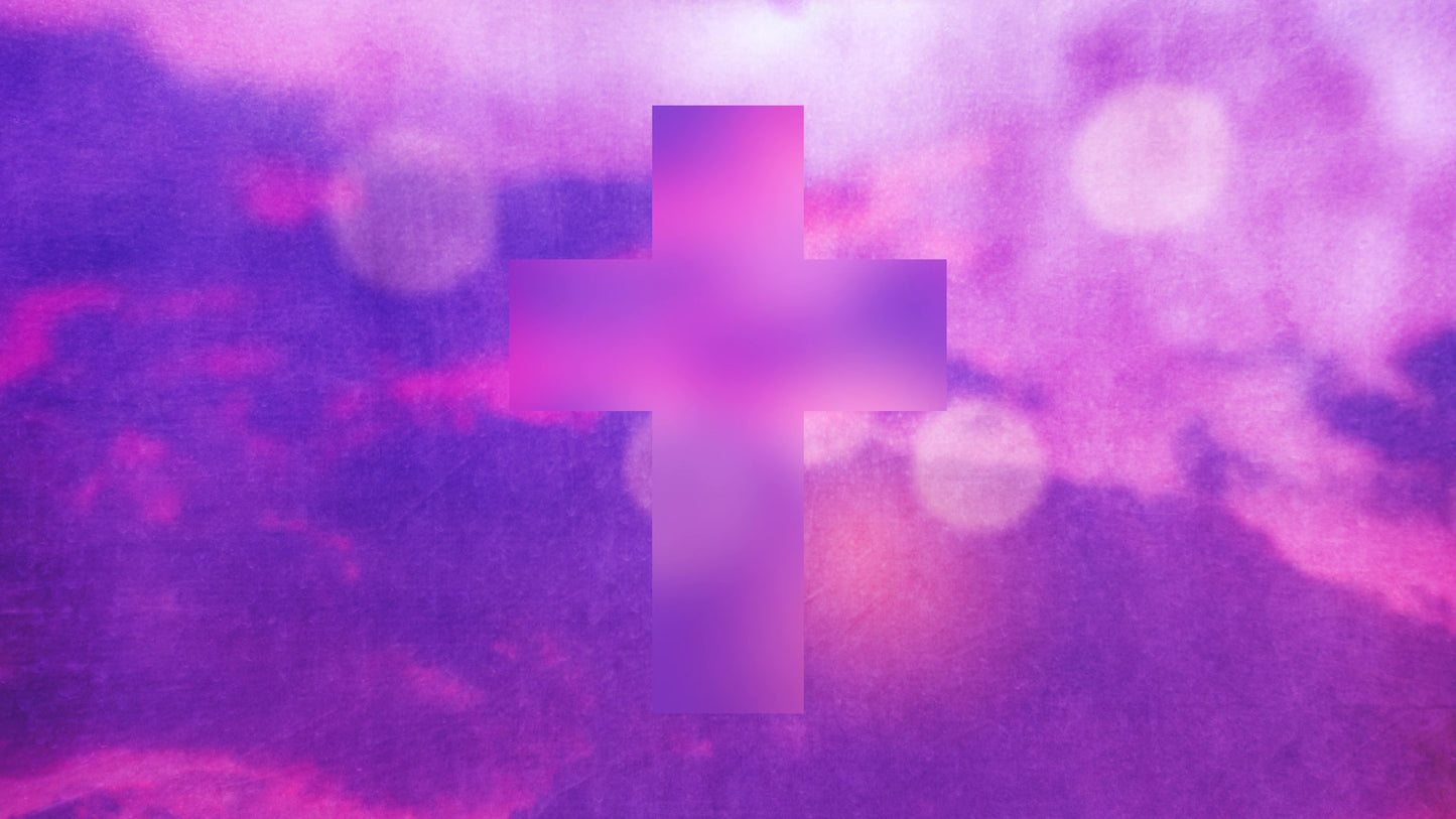 Watercolor Cross Sky