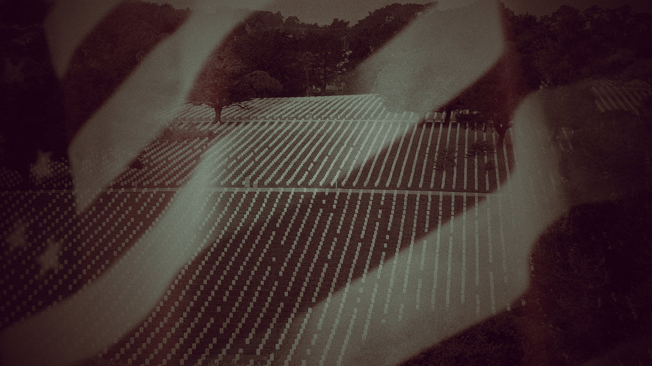 Memorial Cemetery Flag