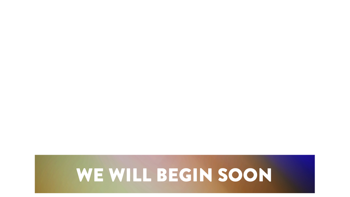 Faded Light Lower Third We Will Begin Soon