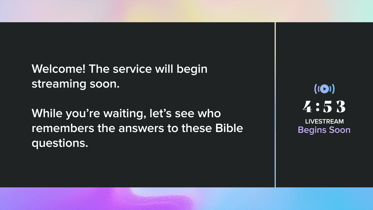 Easter Foil Trivia Countdown