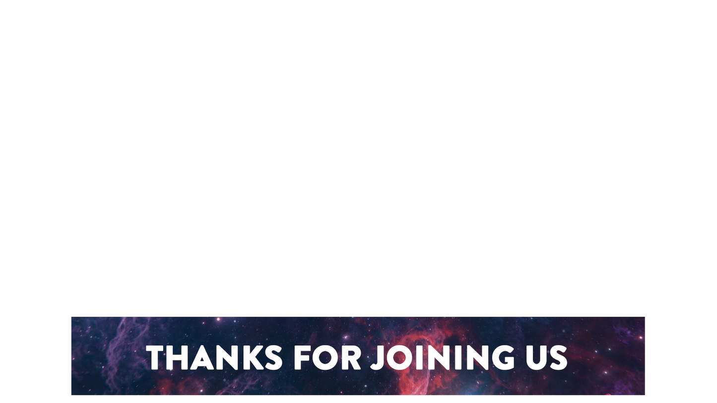 Gravity Lower Third Thanks For Joining