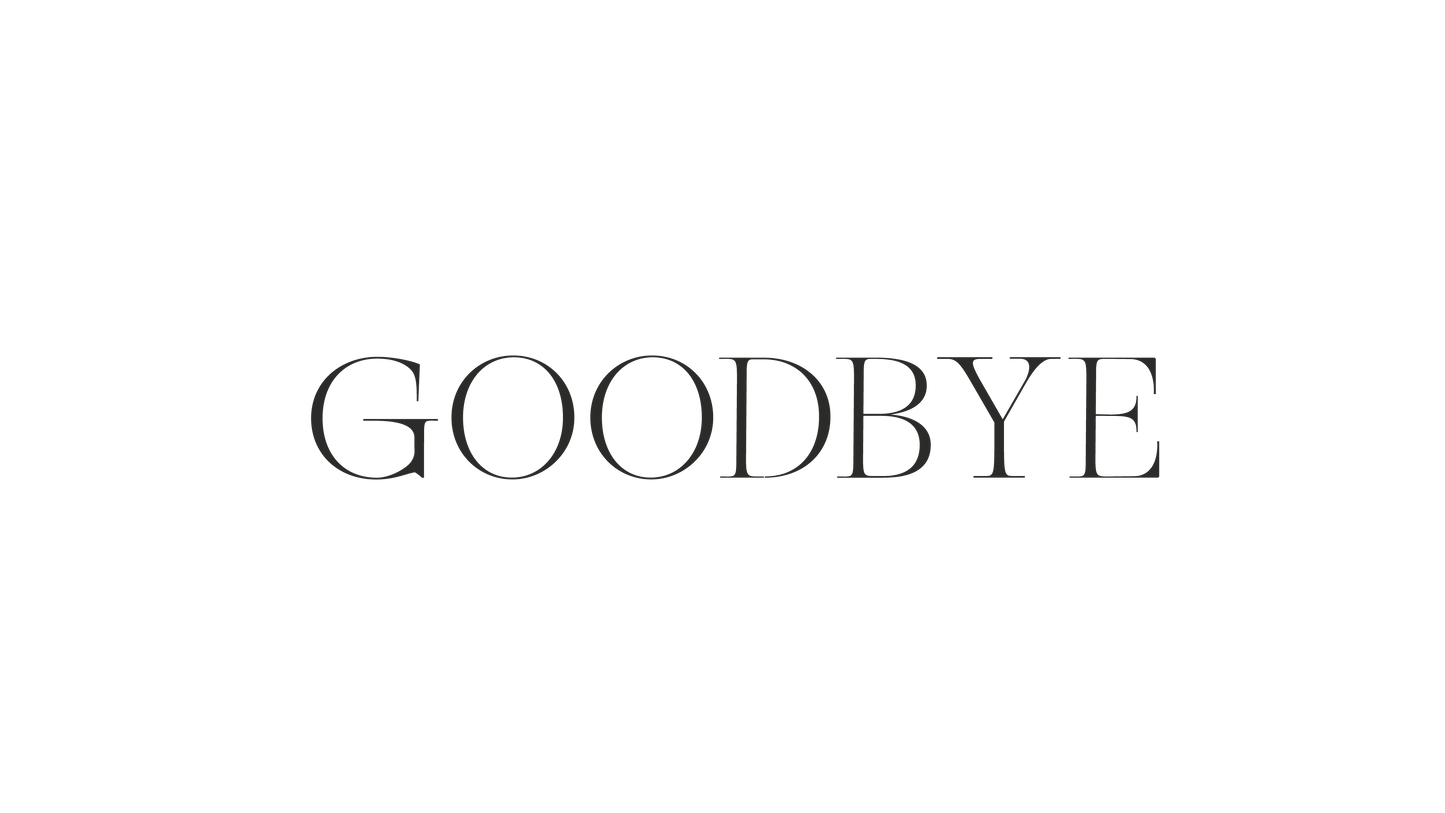 Easter Vintage Goodbye