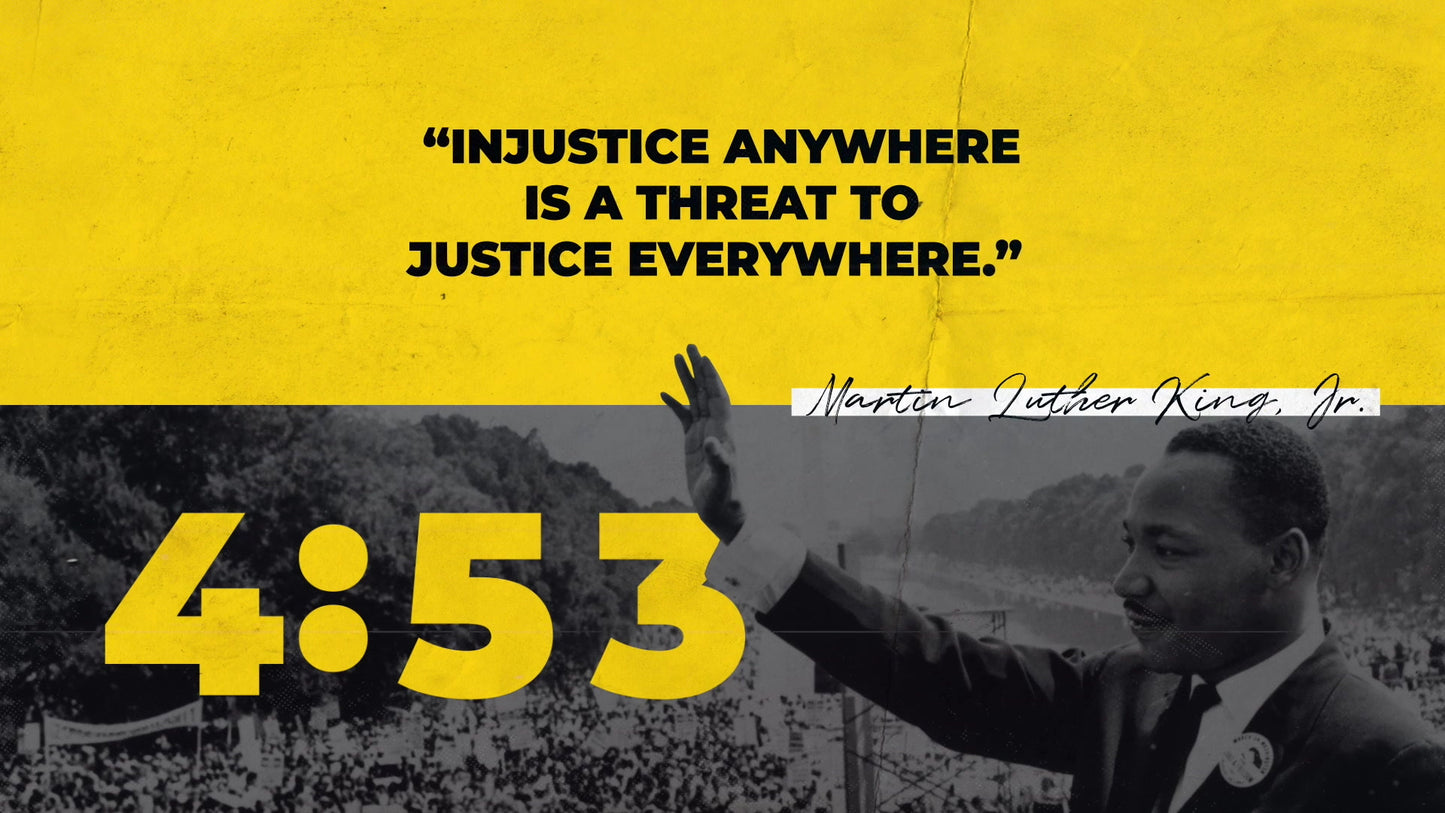 Vintage Light Black History Month Countdown