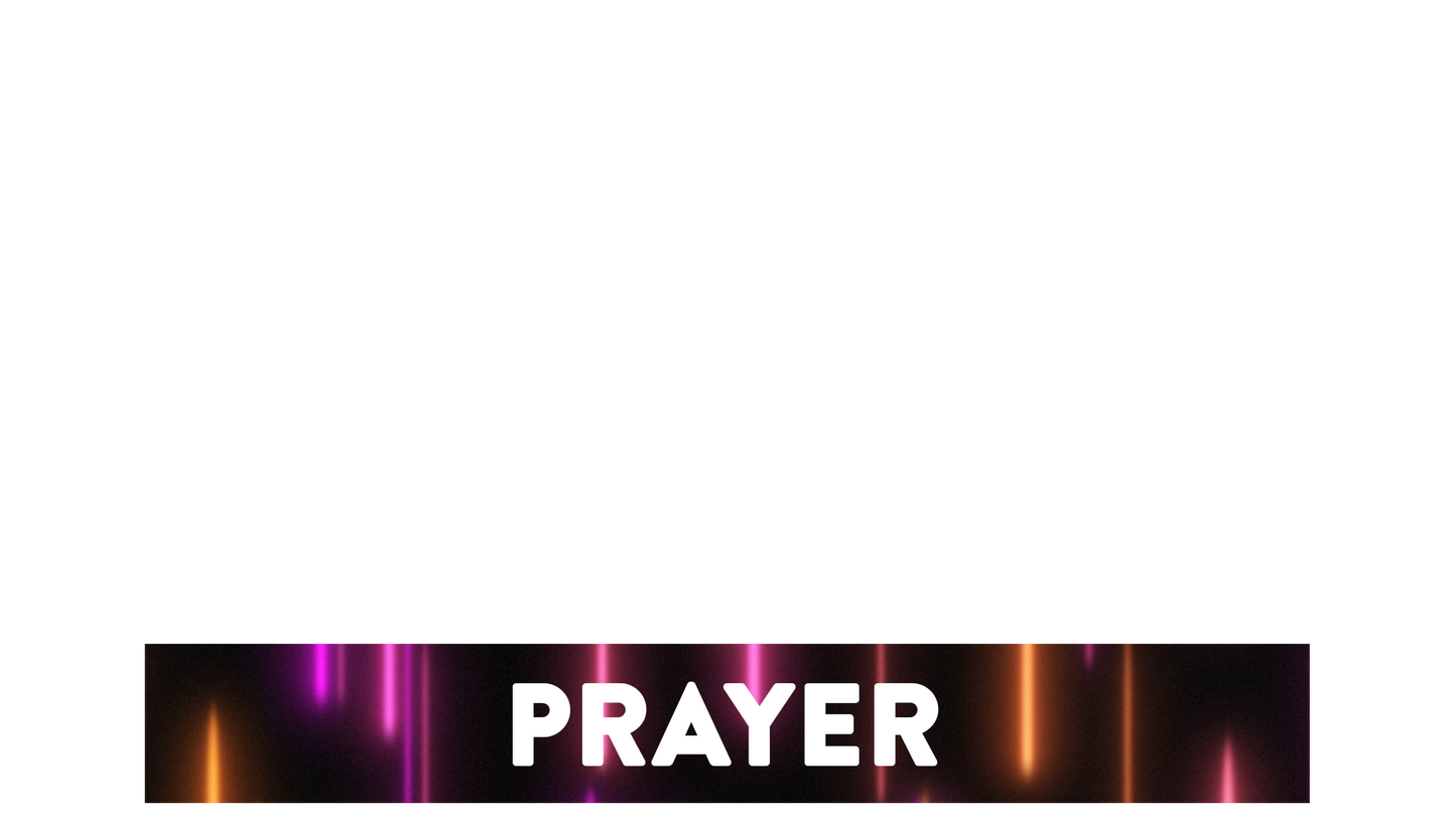 Neon Rain Lower Third Prayer