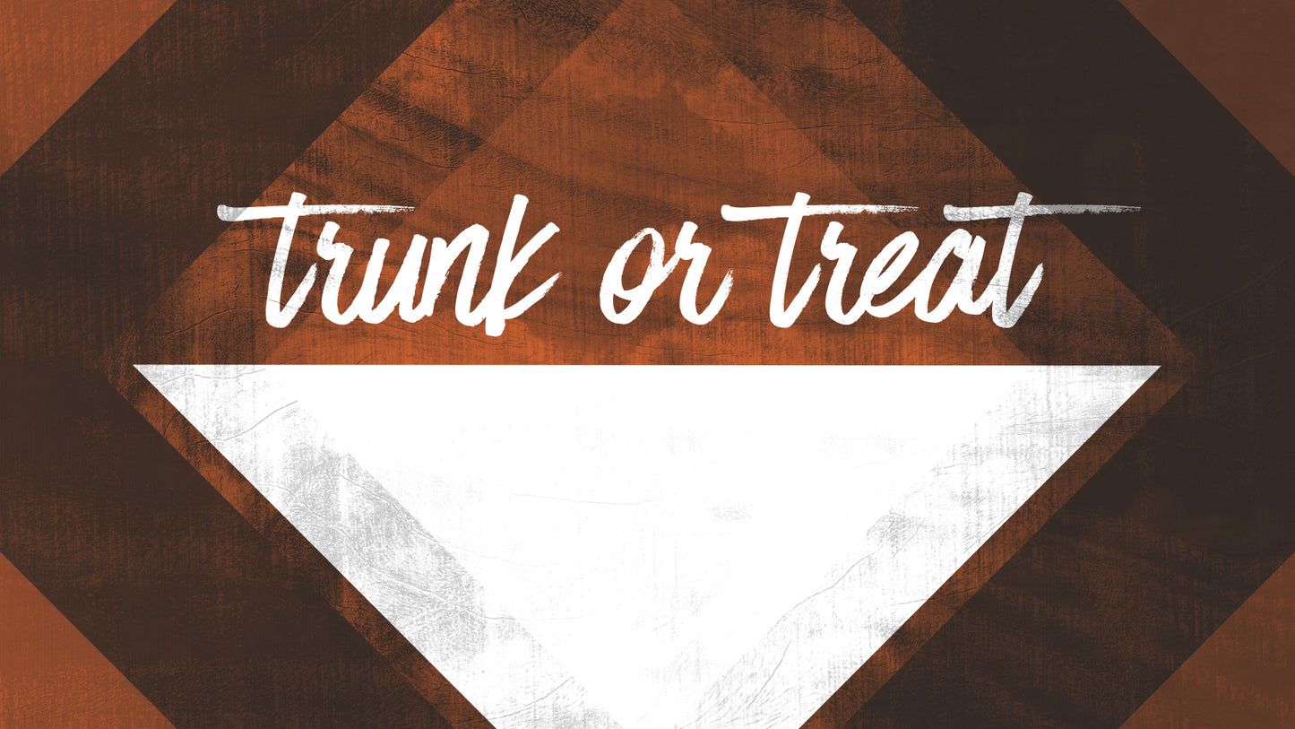 Woodgrain Clouds Trunk or Treat Still